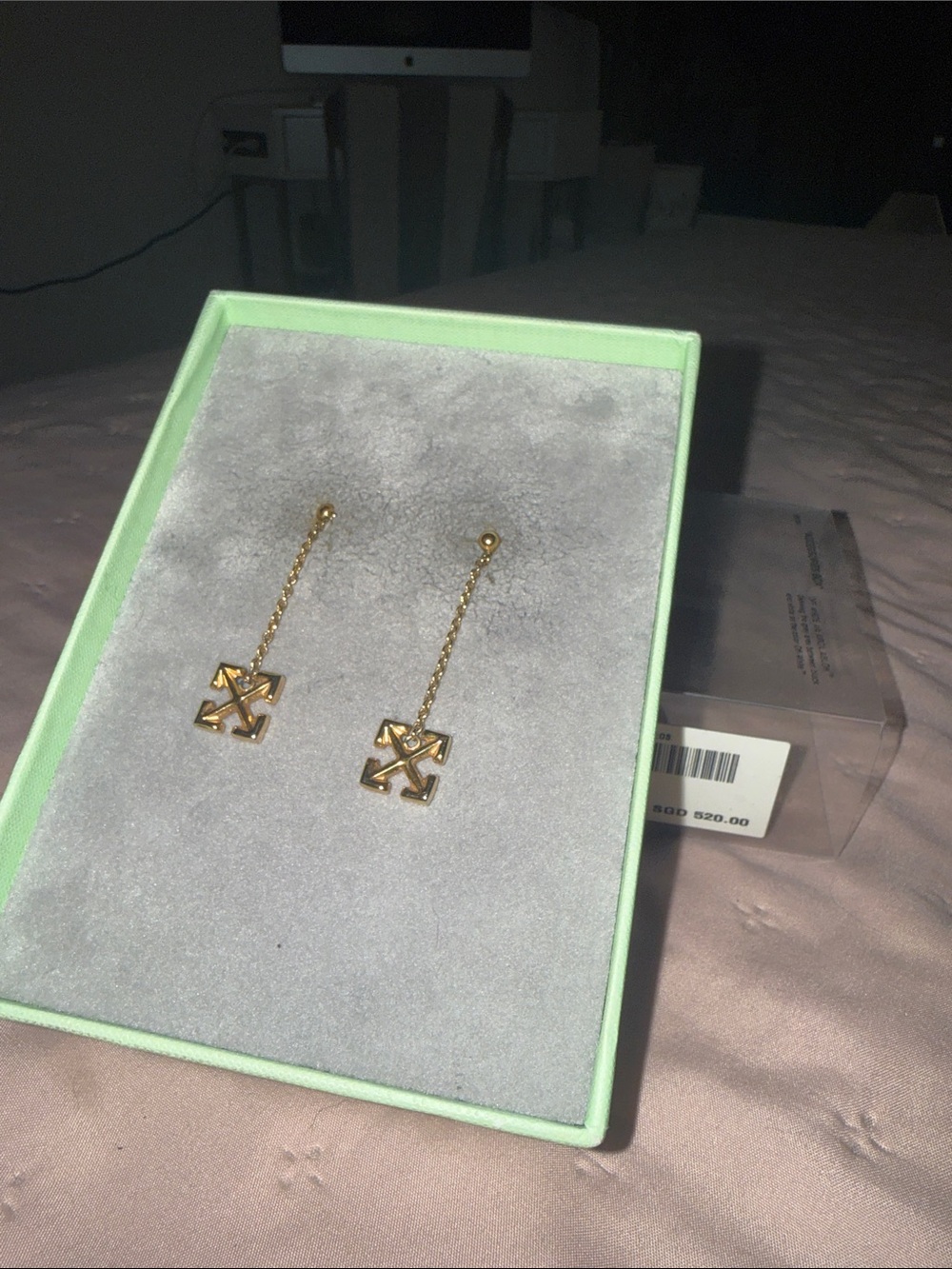 Authentic Off-White earrings - Picture 4 of 5